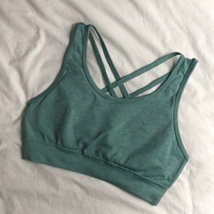 Alphalete Revival Bra in Jade Green
